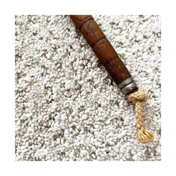 Vintage Wooden Skipping Jump Rope Northrup Blackburn Metal Caps Decor Retro Gym - Picture 5 of 9